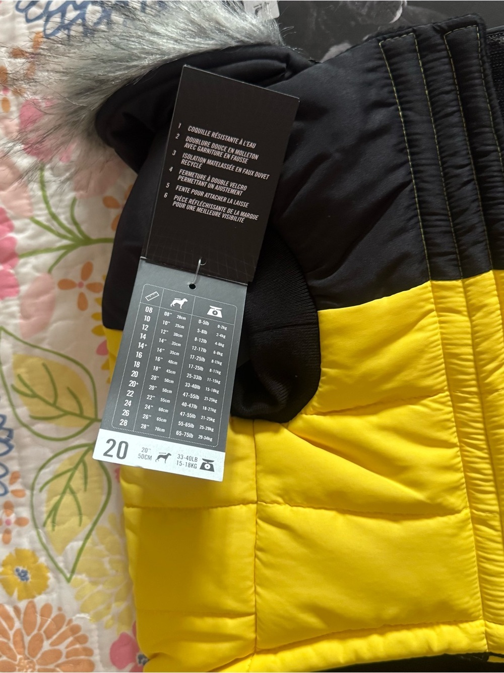 NWT size 20 Canada pooch dog jacket - Picture 3 of 5